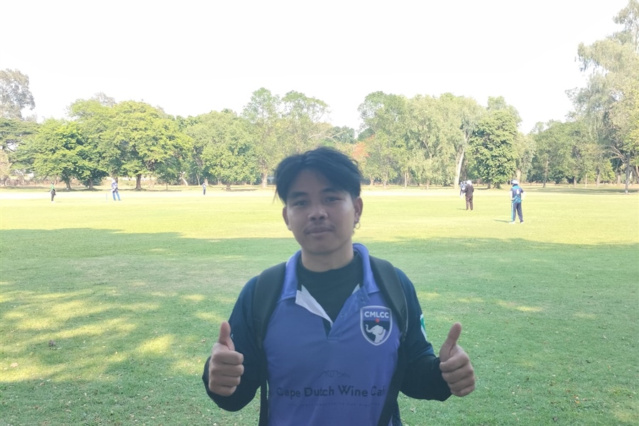 Leng made a crucial 53 from 22 balls in the chase. 