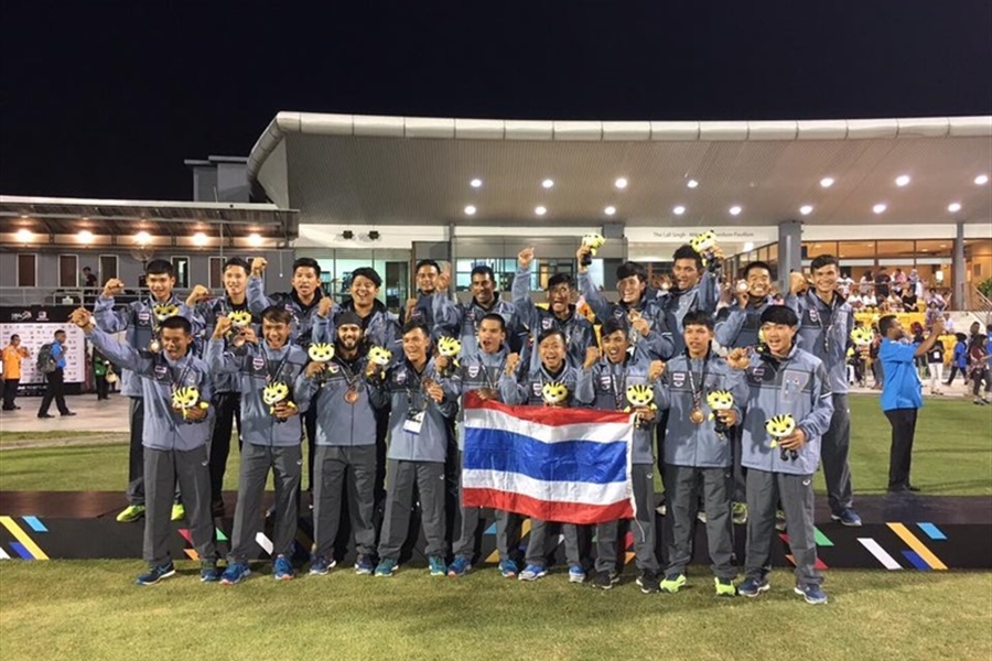 Thai men win bronze medal as Thailand win first ever medal for cricket at SEA Games
